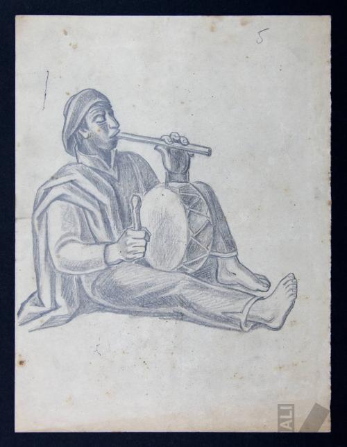 Estudio para 'La cashua'