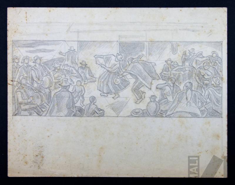 Estudio para 'La cashua'