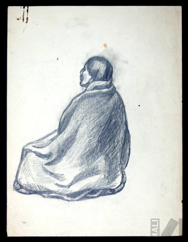 Estudio de mujer orando