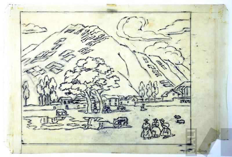 Estudio para 'Plaza de Yucay'