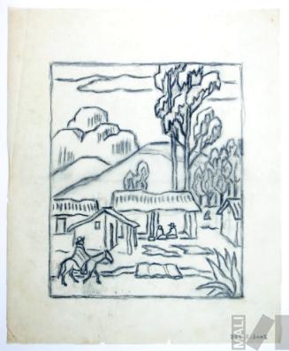 Estudio para 'Paisaje de Namora'