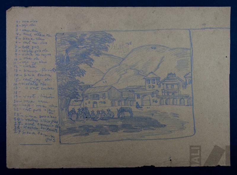 Estudio para 'Plaza serrana'