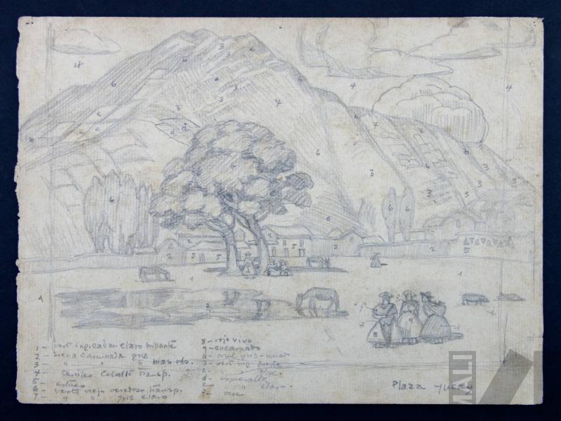 Estudio para 'Plaza de Yucay'