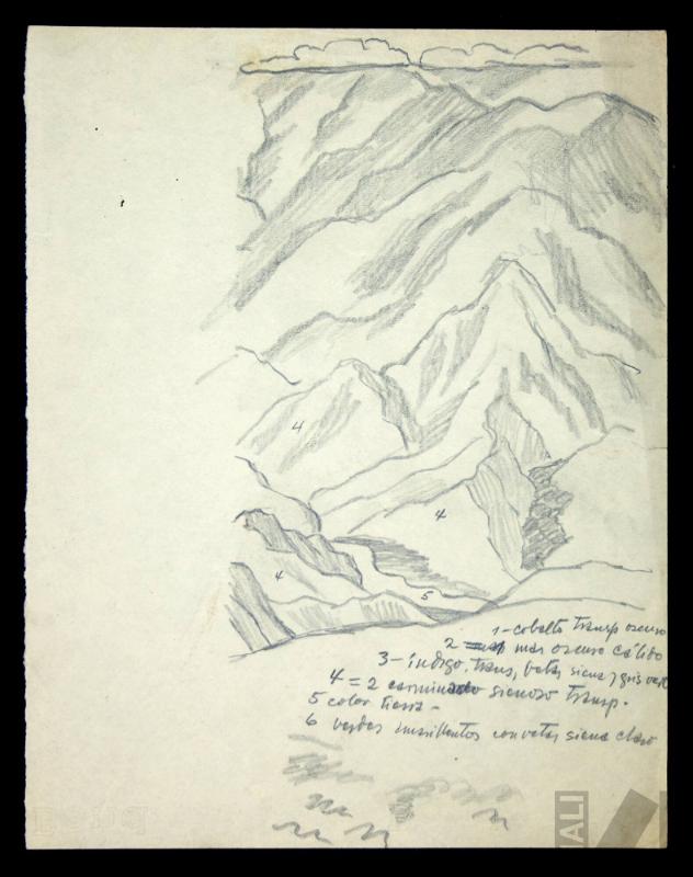 Estudio de paisaje andino