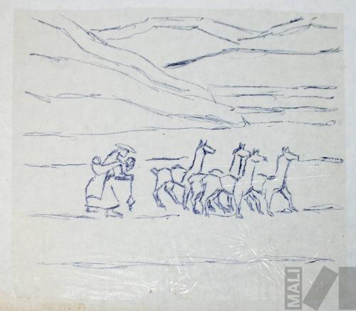 Estudio de escena andina