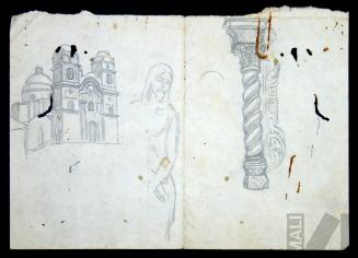 Estudio de la iglesia de la Compañía y estatuaria 
