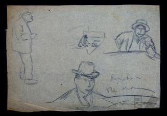 Estudio de personajes con sombrero