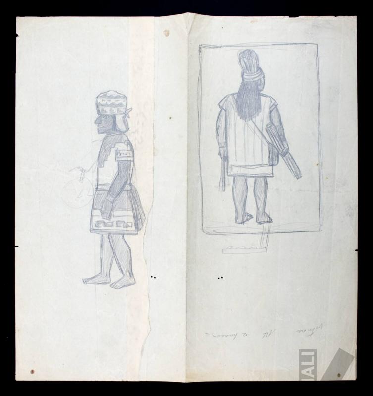 Estudio de personajes precolombinos