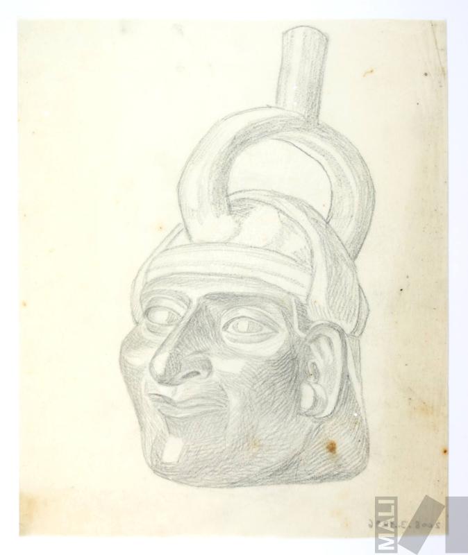 Estudio de botella Mochica