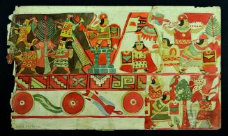 Estudio de batalla tomado de un quero colonial