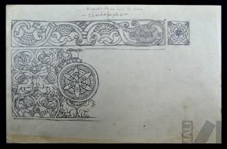 Estudio de ornamentación de baúl procedente de Chachapoyas