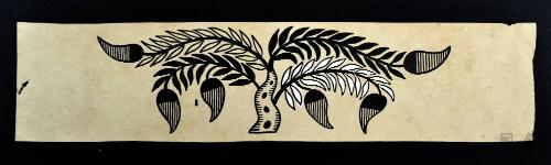 Diseño de vegetación para carpeta de dibujos