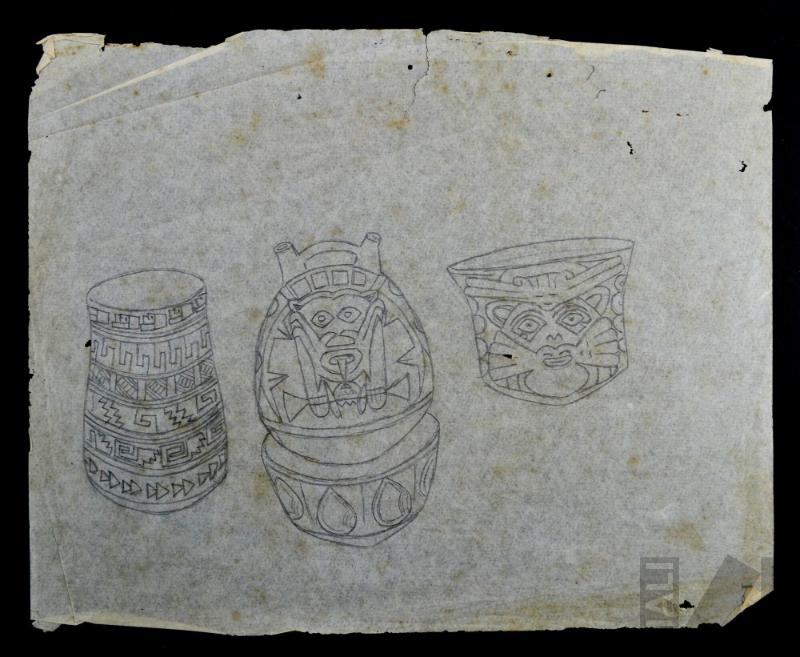 Estudio de vasijas Nasca