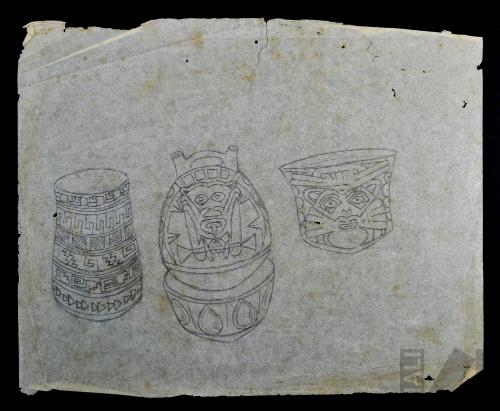 Estudio de vasijas Nasca