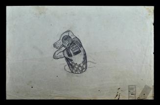 Soldado inca, estudio para el mural 'La hecatombe de Cajamarca'