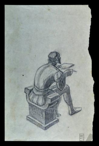 Estudio para el mural 'El rescate de Atahualpa'