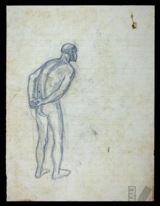 Fraile español, estudio para el mural 'El rescate de Atahualpa'