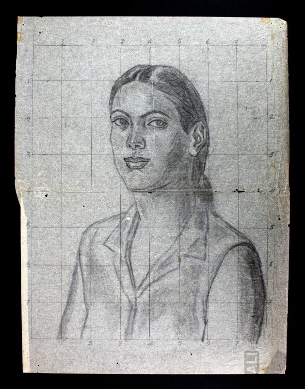Estudio para retrato de mujer