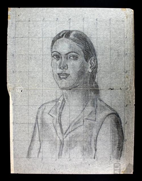 Estudio para retrato de mujer
