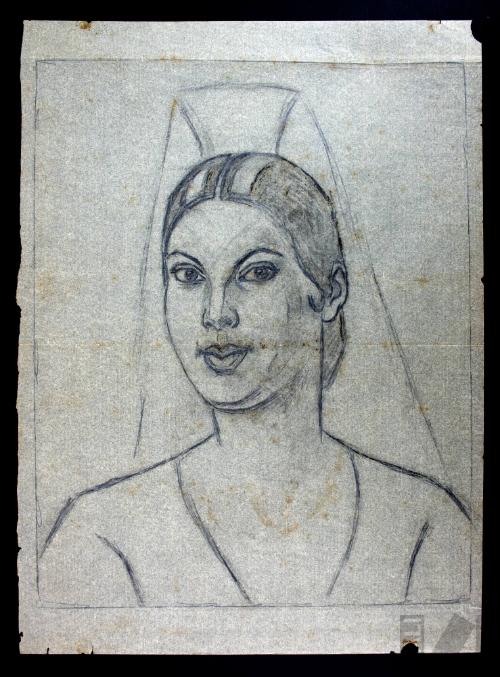 Estudio para retrato de mujer