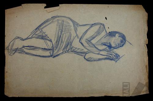 Estudio de mujer durmiendo