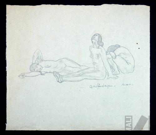 Estudio de desnudos femeninos