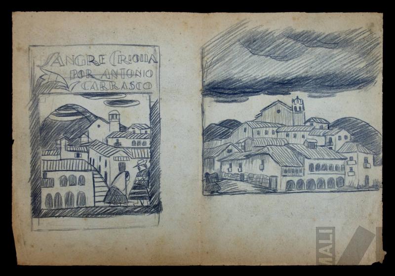 Diseño de carátula para 'Sangre criolla' de Antonio Carrasco