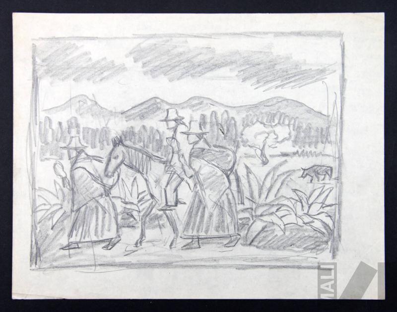 Estudio de escena andina