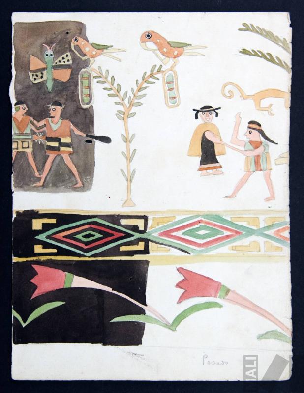 Estudio de motivos inca coloniales