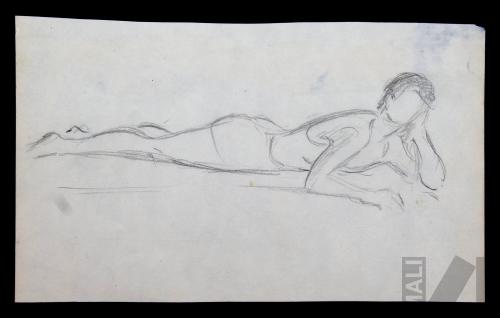 Estudio de figura yacente