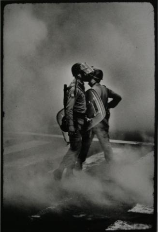 Mitin en la Plaza de Armas
