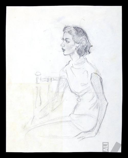 Estudio para retrato de mujer