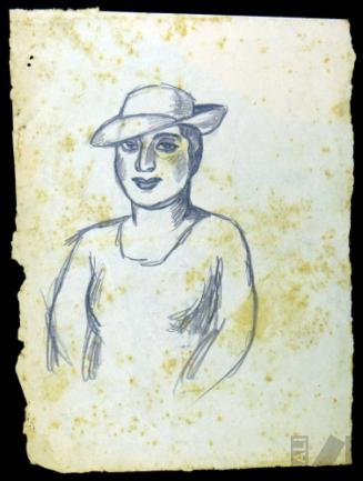 Estudio de mujer con sombrero