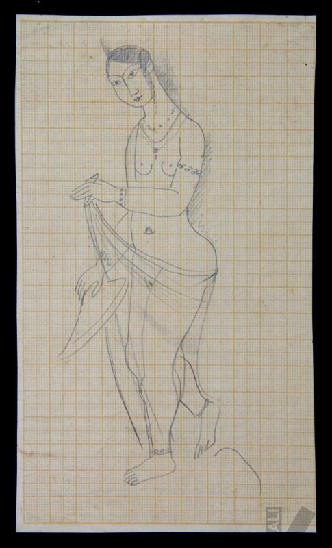 Estudio de figura femenina oriental