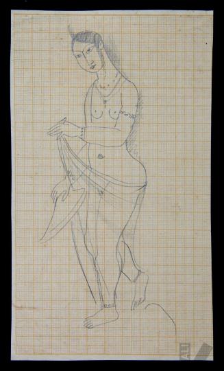 Estudio de figura femenina oriental