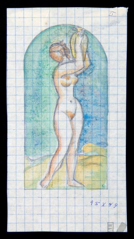 Desnudo con cántaro